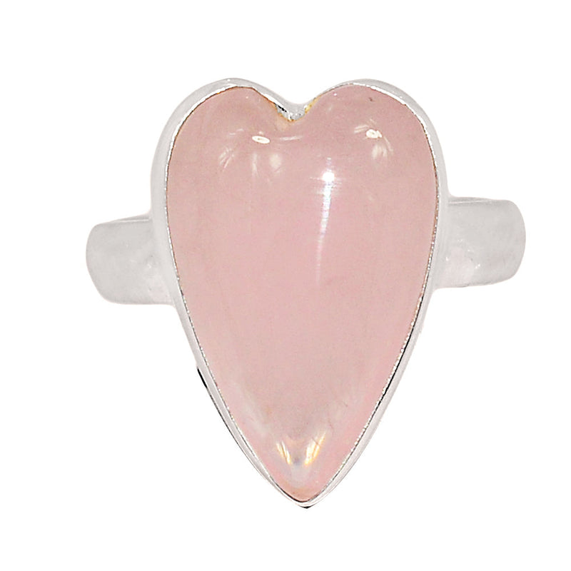 Heart - Rose Quartz Ring - RQZR2981