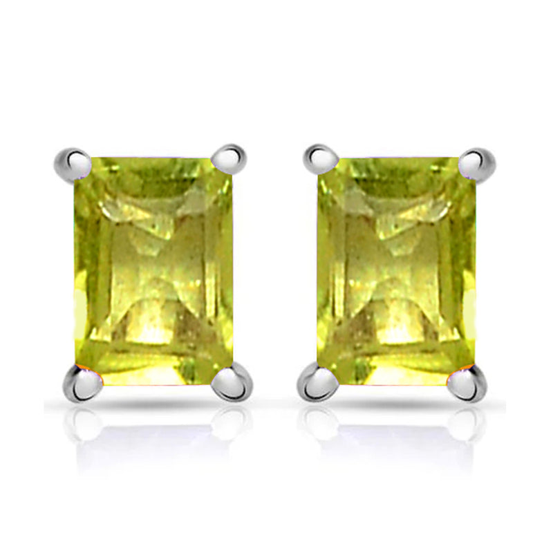 6*4 MM Octo - Peridot Stud - SBC101-P Catalogue