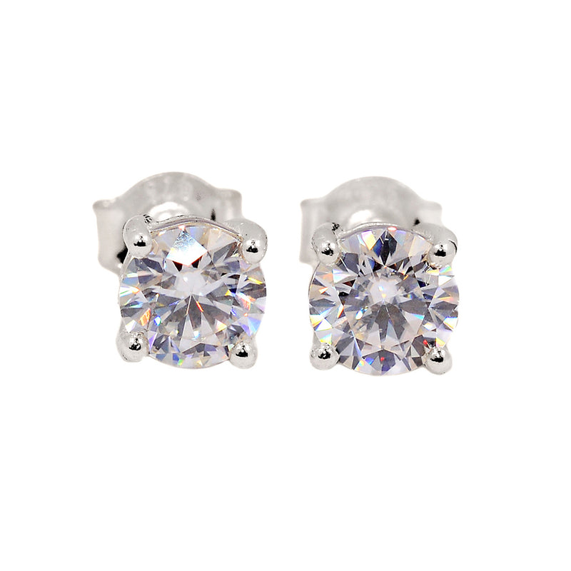 4*4 MM Round - Moissanite Studs - SBC108-MS