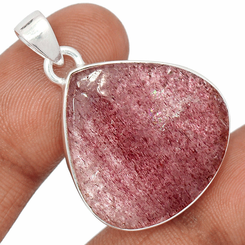 1.3" Strawberry Quartz Pendants - SBQP241