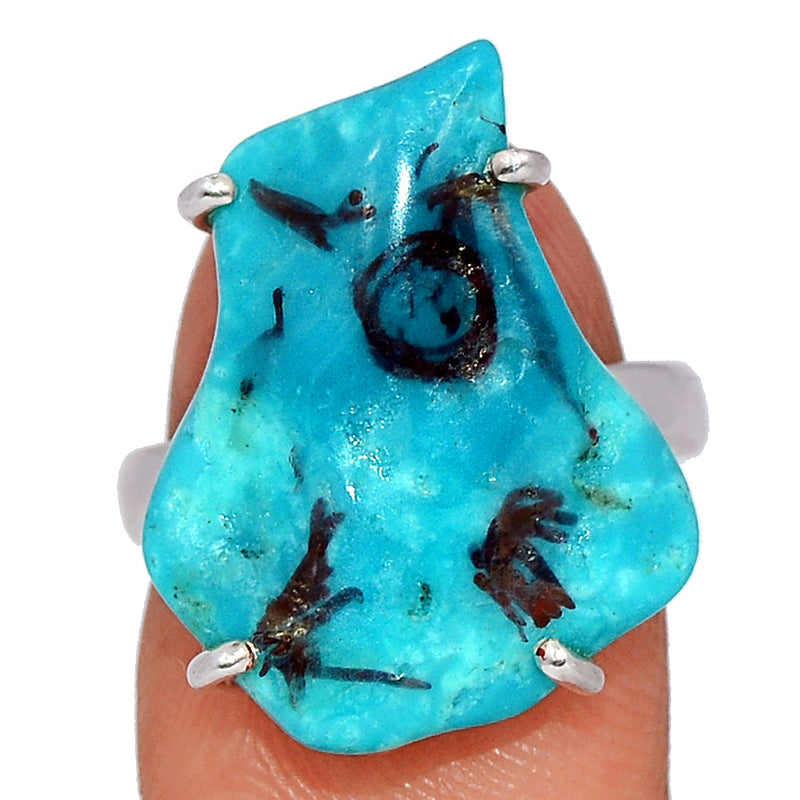 Claw - Kingman Turquoise Rough Ring - SBTR1644