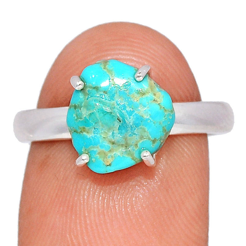 Claw - Kingman Turquoise Rough Ring - SBTR1647