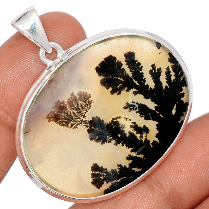 1.7" Scenic Dendritic Agate Pendants - SDAP3470