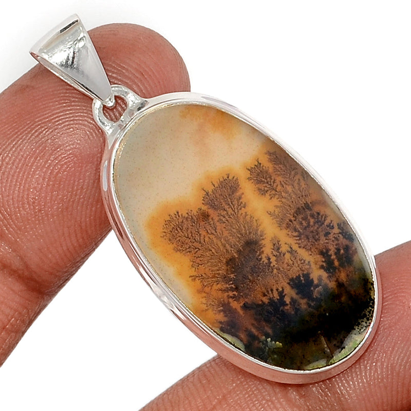 1.7" Scenic Dendritic Agate Pendants - SDAP3488