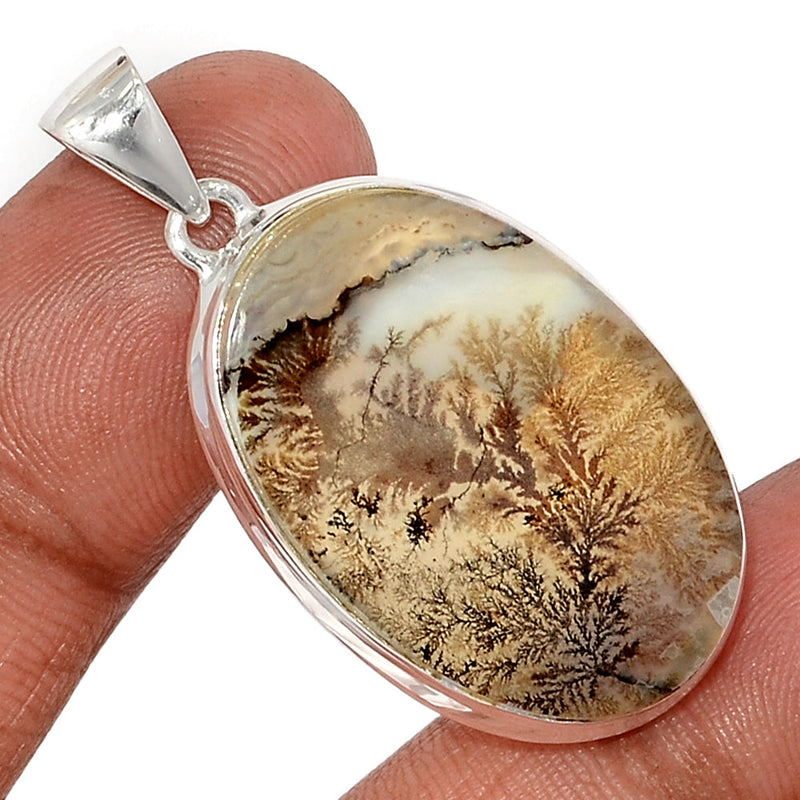 1.7" Scenic Dendritic Agate Pendants - SDAP3492