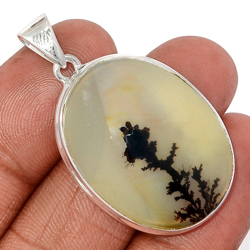 1.7" Scenic Dendritic Agate Pendants - SDAP3500