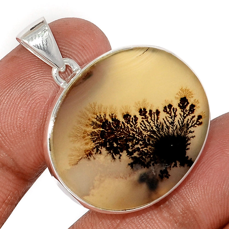 1.3" Scenic Dendritic Agate Pendants - SDAP3506