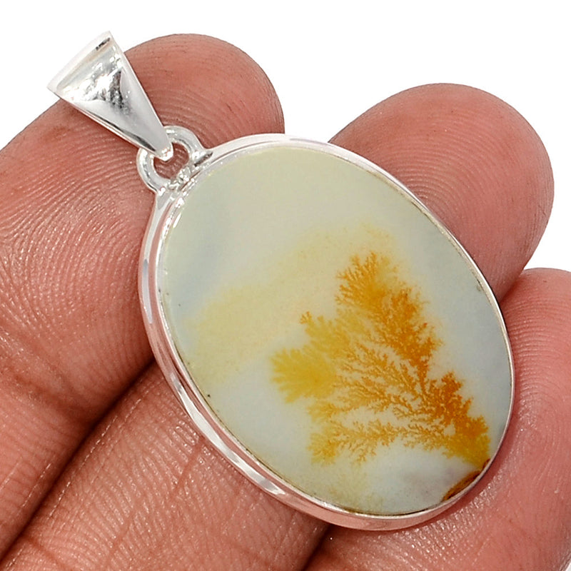 1.6" Scenic Dendritic Agate Pendants - SDAP3508