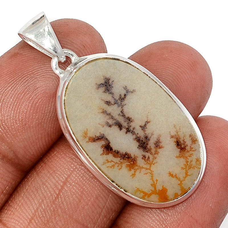 1.6" Scenic Dendritic Agate Pendants - SDAP3509