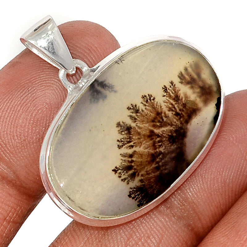 1.2" Scenic Dendritic Agate Pendants - SDAP3517