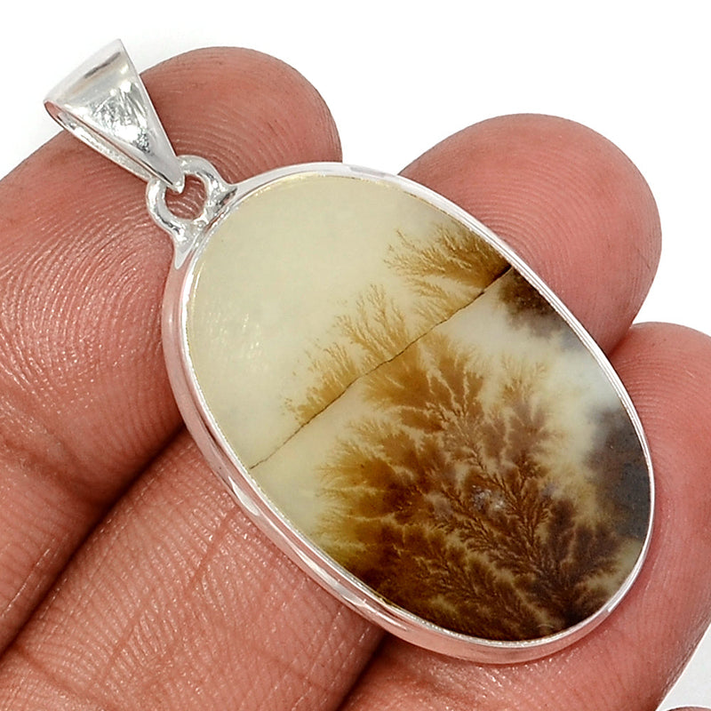 1.7" Scenic Dendritic Agate Pendants - SDAP3519