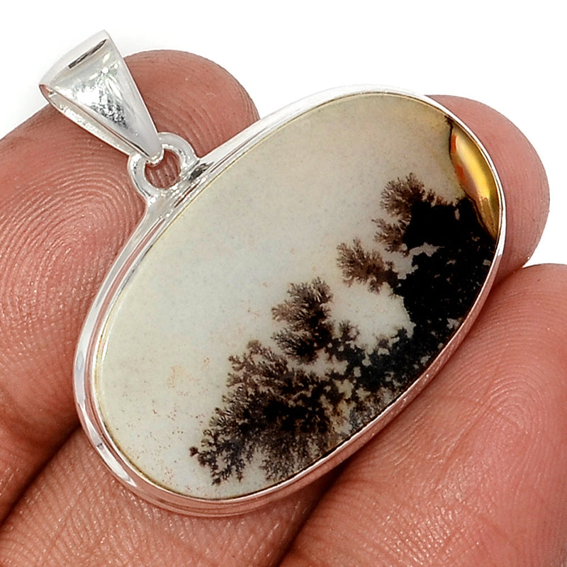 1.2" Scenic Dendritic Agate Pendants - SDAP3521