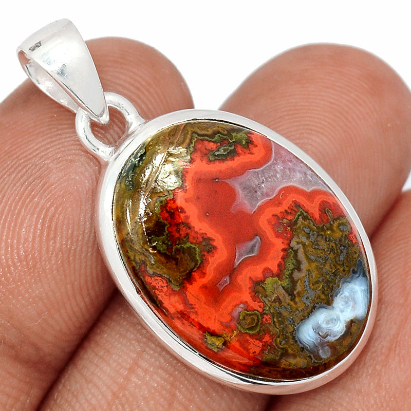 1.3" Seam Agate Pendants - SMAP546