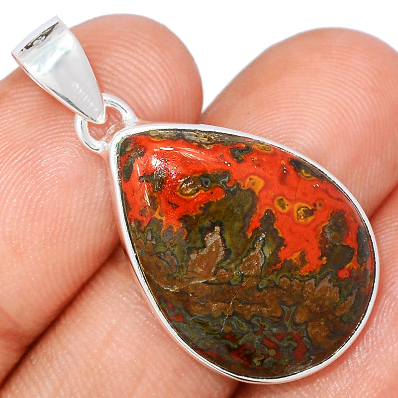 1.3" Seam Agate Pendants - SMAP550