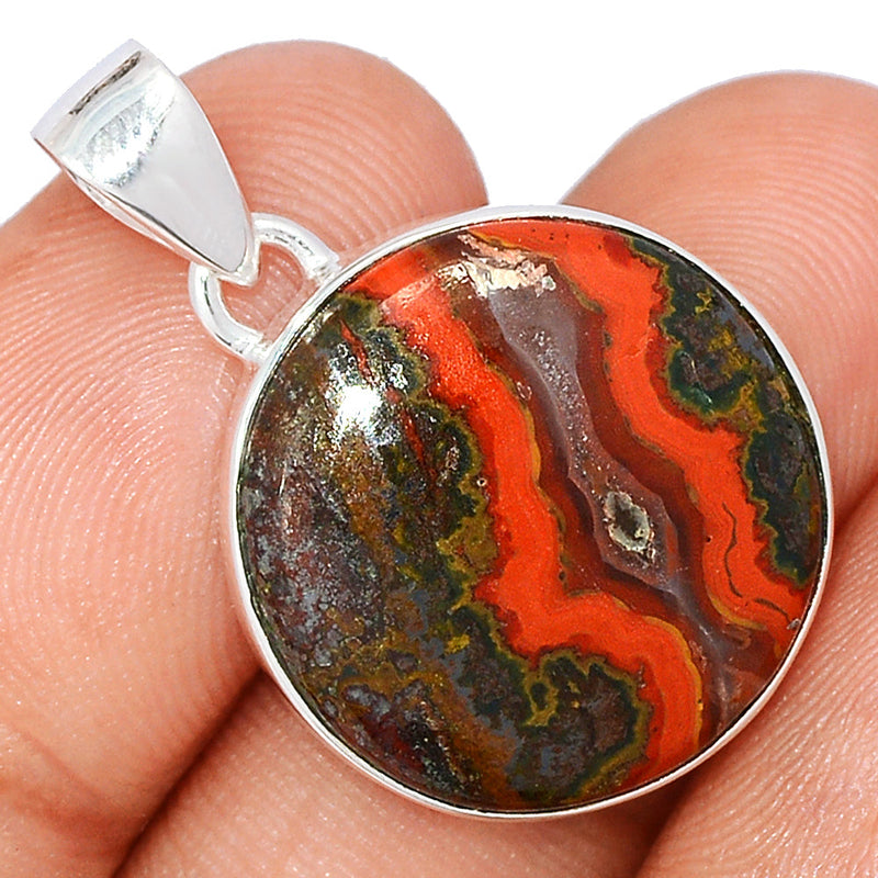 1.2" Seam Agate Pendants - SMAP551