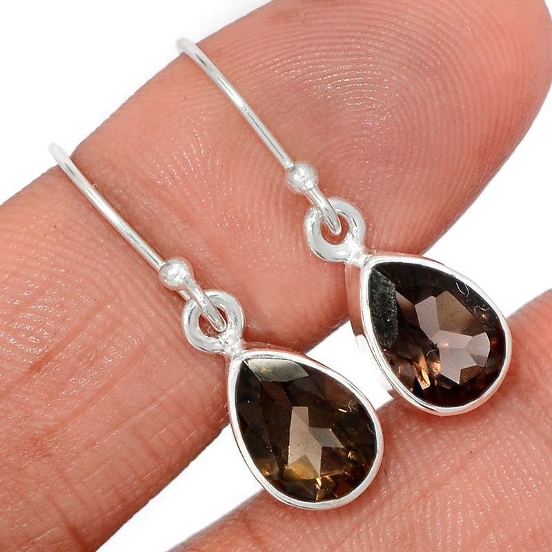 1.1" Smokey Quartz Earrings - SMQE909