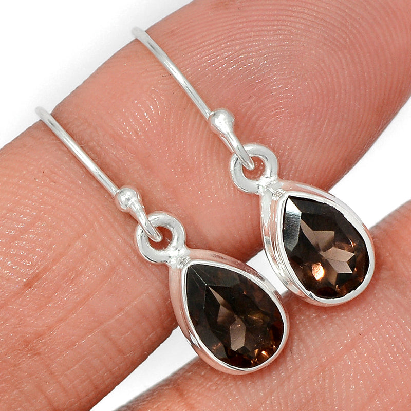 1.1" Smokey Quartz Earrings - SMQE910