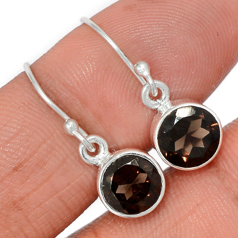 1" Smokey Quartz Earrings - SMQE911