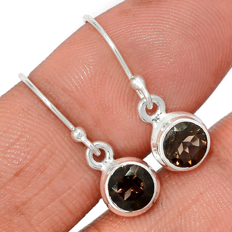 1" Smokey Quartz Earrings - SMQE917