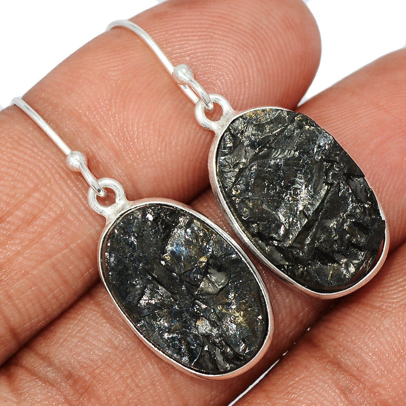 1.3" Shungite Earrings - SNGE781