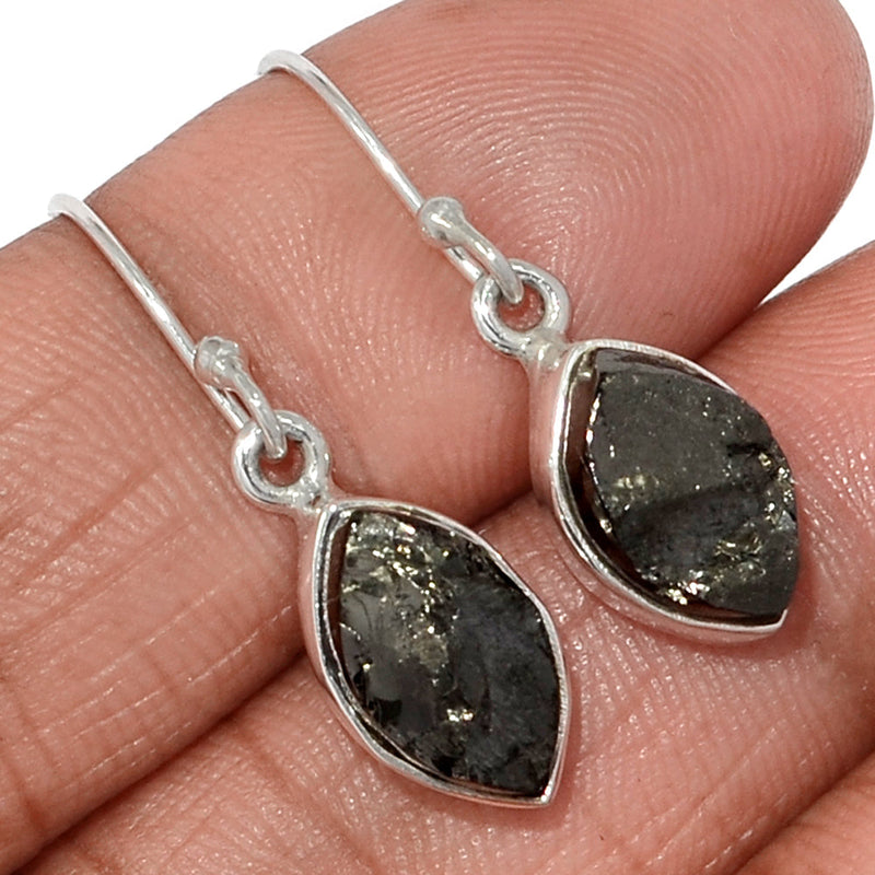 1.1" Shungite Earrings - SNGE819