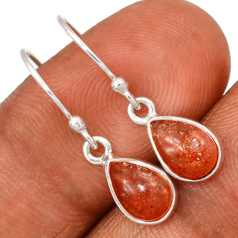 1" Sunstone Earrings - SNSE43