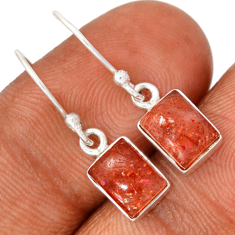 1" Sunstone Earrings - SNSE45