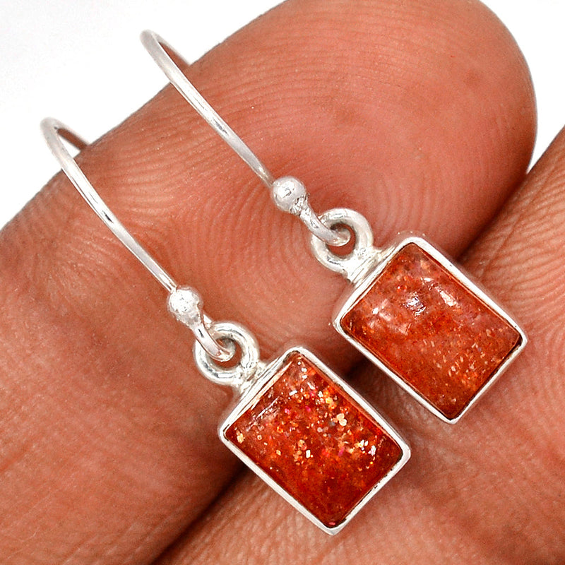 1.1" Sunstone Earrings - SNSE46