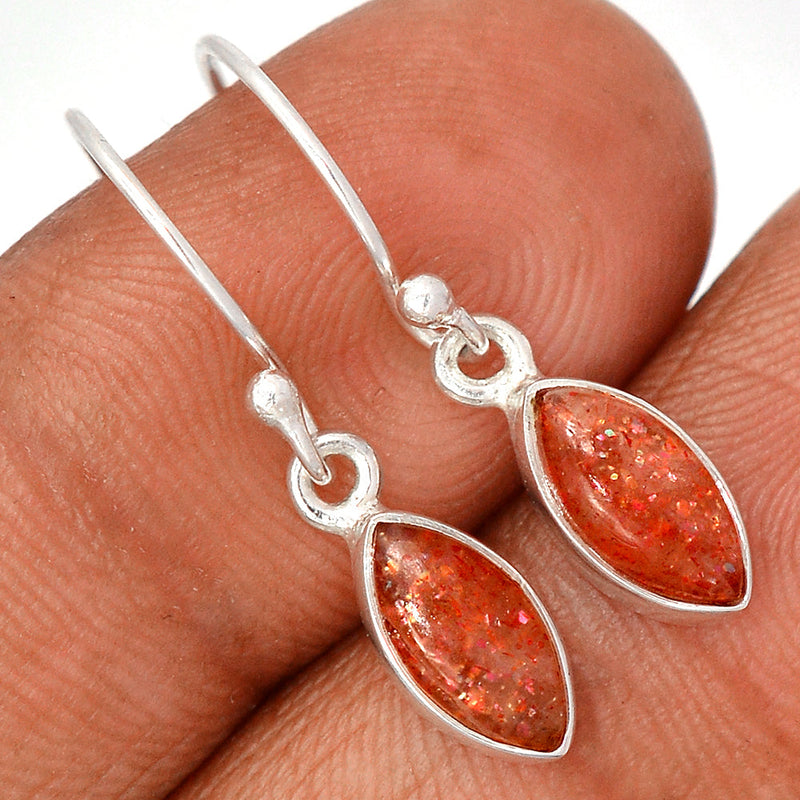 1.1" Sunstone Earrings - SNSE49