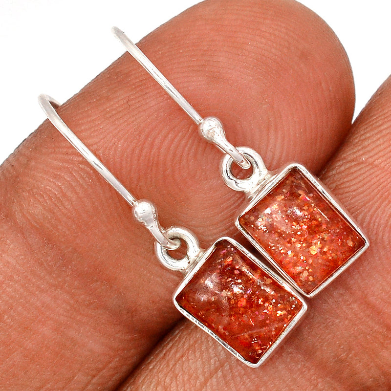 1.1" Sunstone Earrings - SNSE51