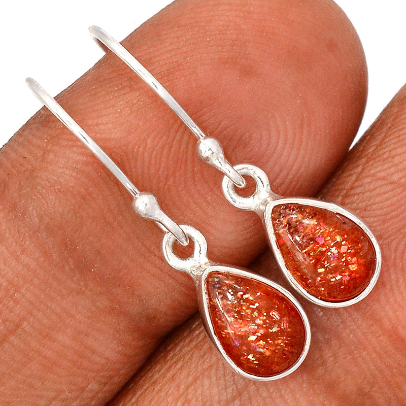 1.1" Sunstone Earrings - SNSE52