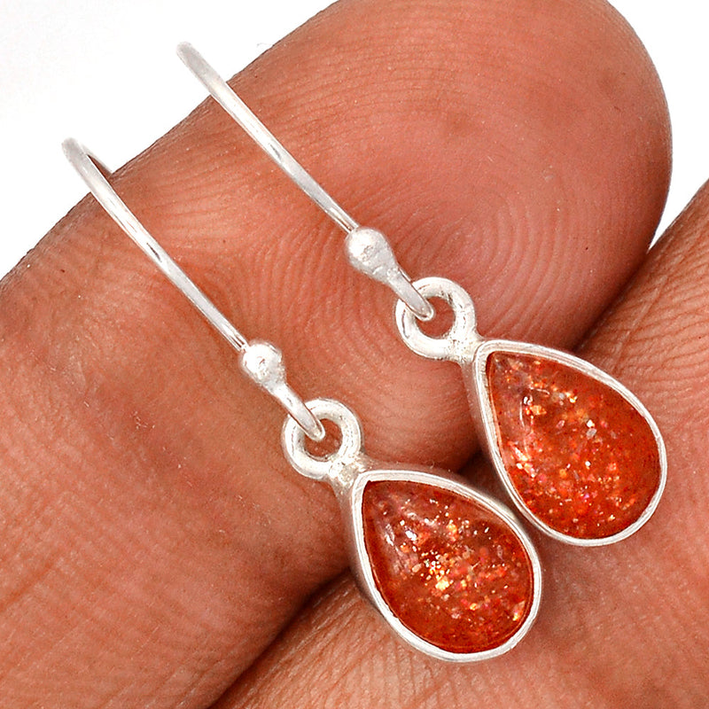 1.1" Sunstone Earrings - SNSE54