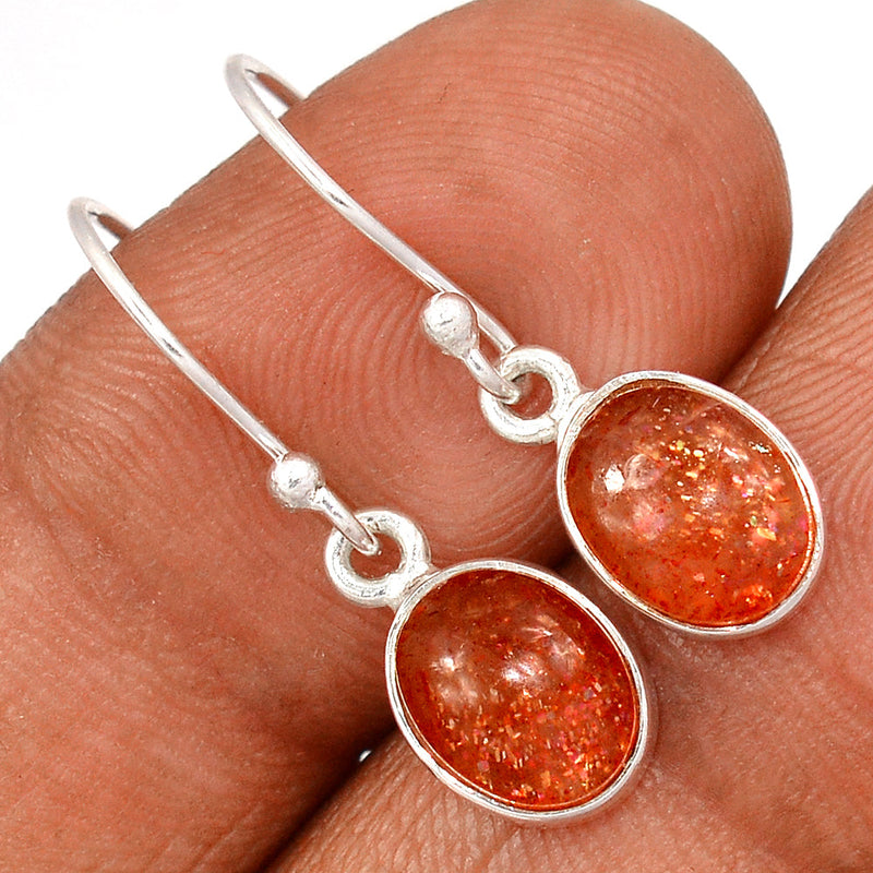 1.1" Sunstone Earrings - SNSE56