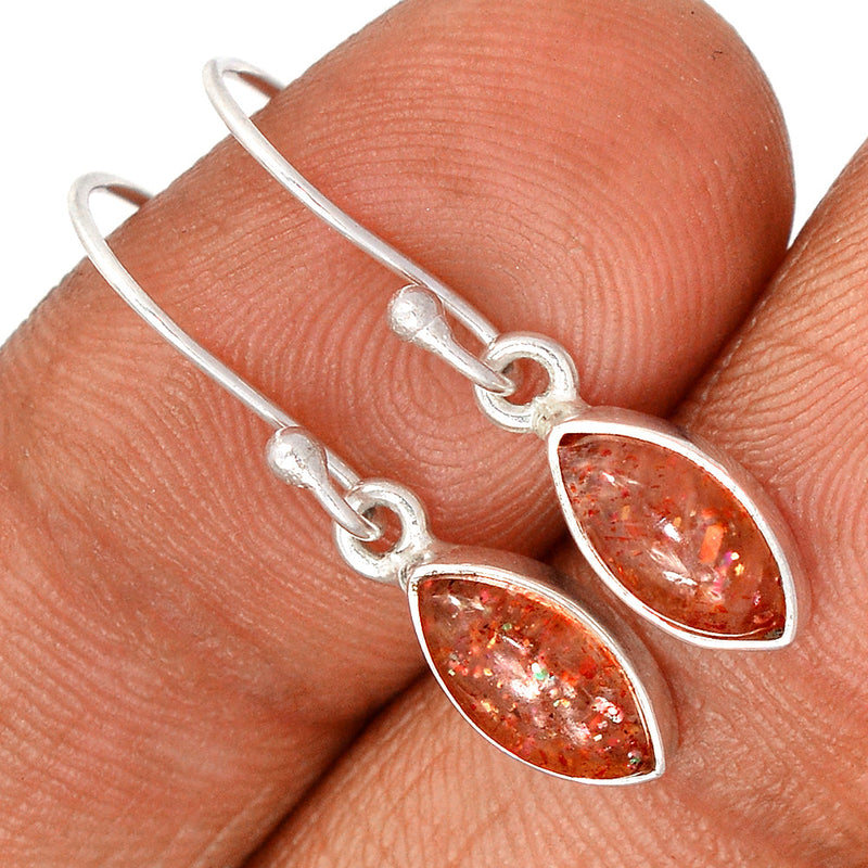 1.1" Sunstone Earrings - SNSE60