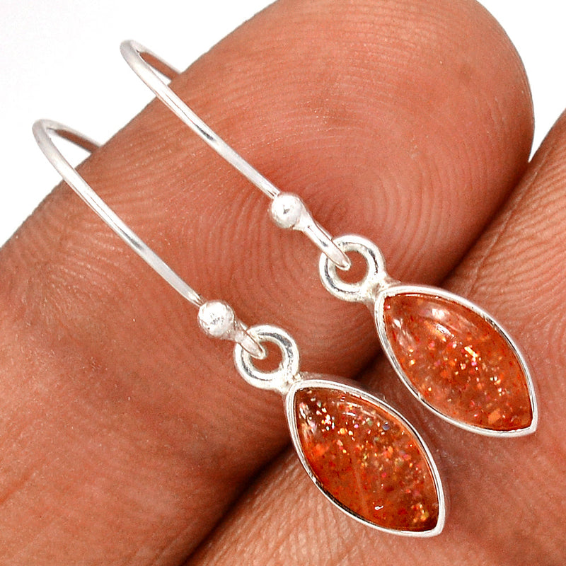 1.1" Sunstone Earrings - SNSE62