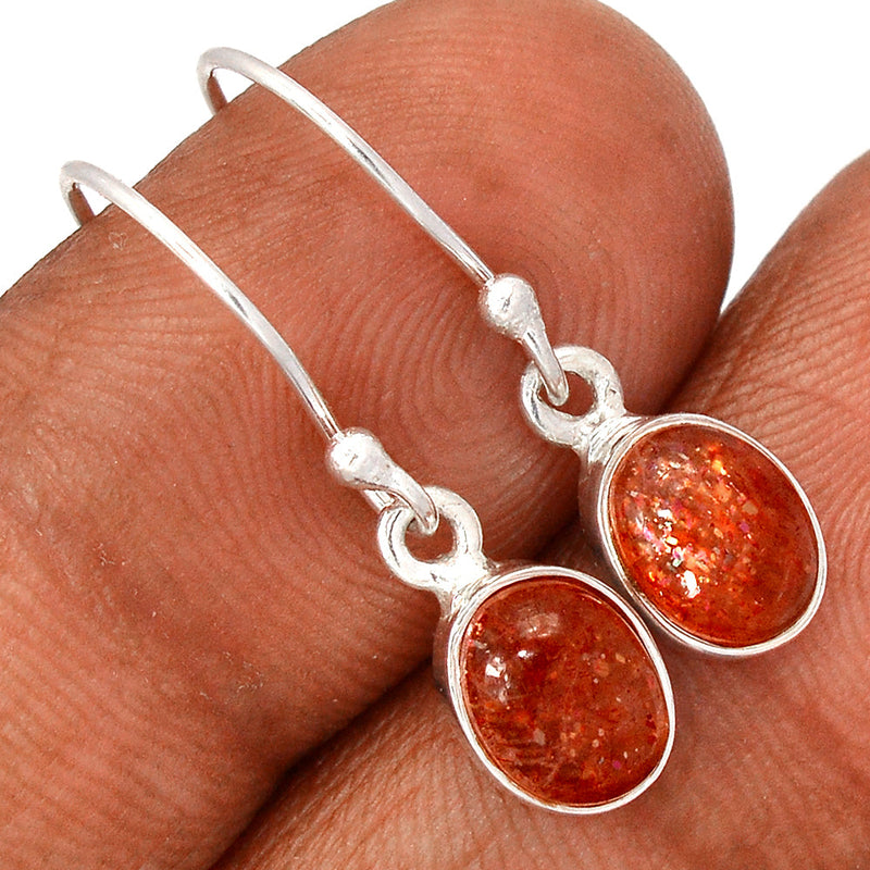 1.1" Sunstone Earrings - SNSE64