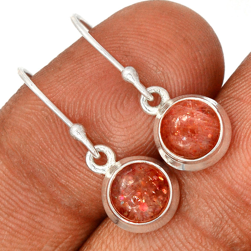 1" Sunstone Earrings - SNSE75