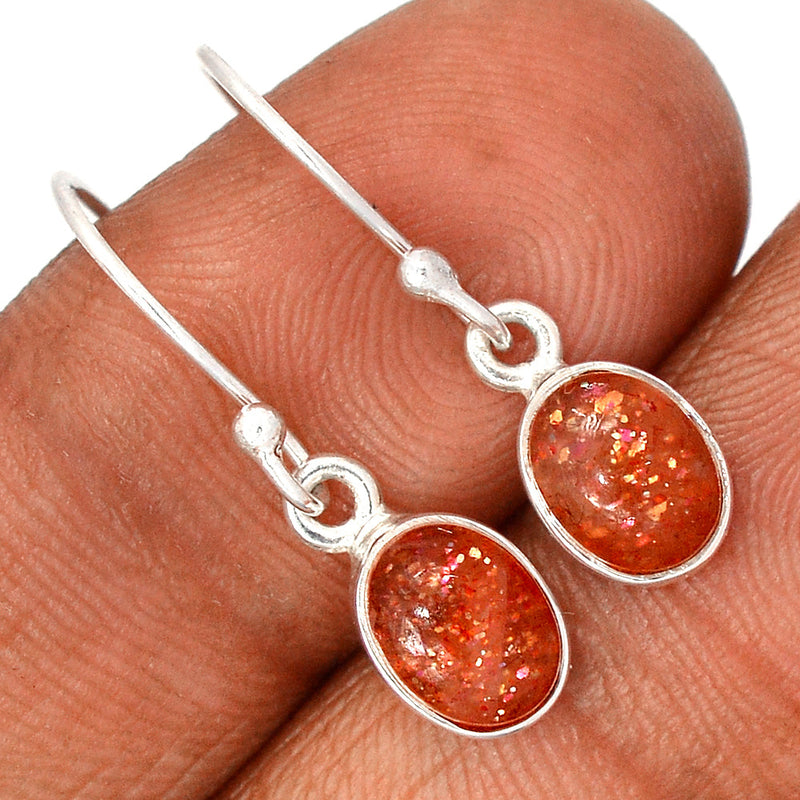 1.1" Sunstone Earrings - SNSE77