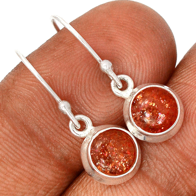 1" Sunstone Earrings - SNSE80