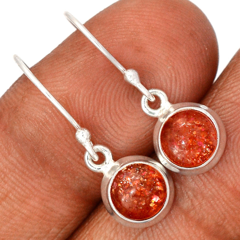 1" Sunstone Earrings - SNSE82