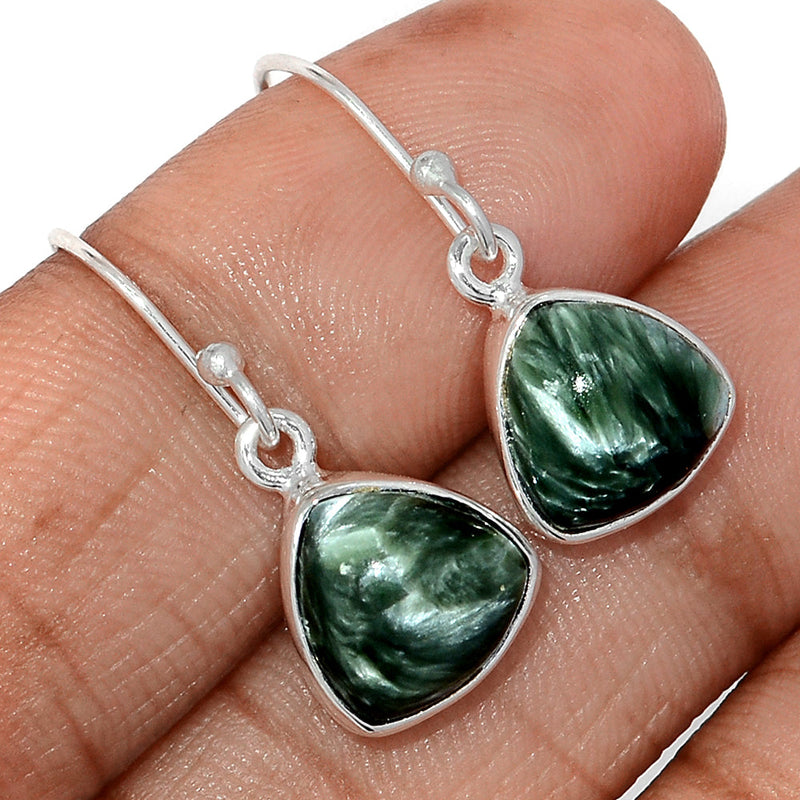 1.1" Seraphinite Earrings - SRPE765