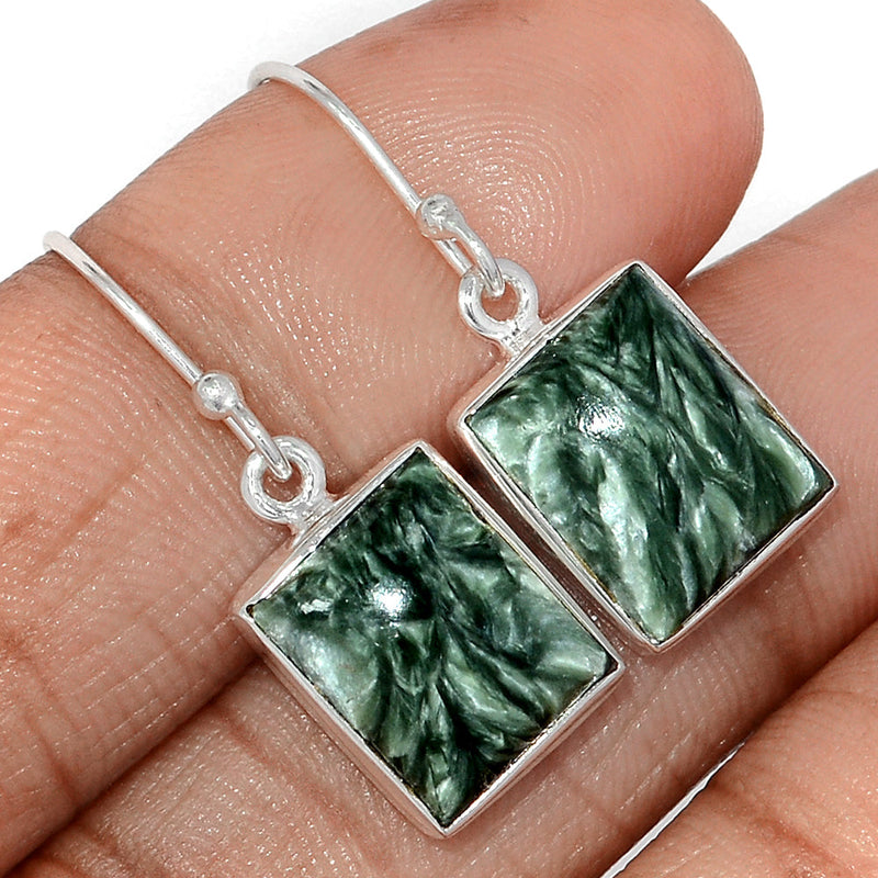 1.2" Seraphinite Earrings - SRPE766