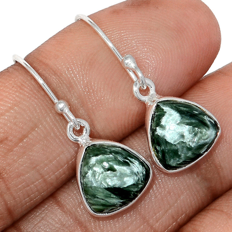 1.1" Seraphinite Earrings - SRPE771