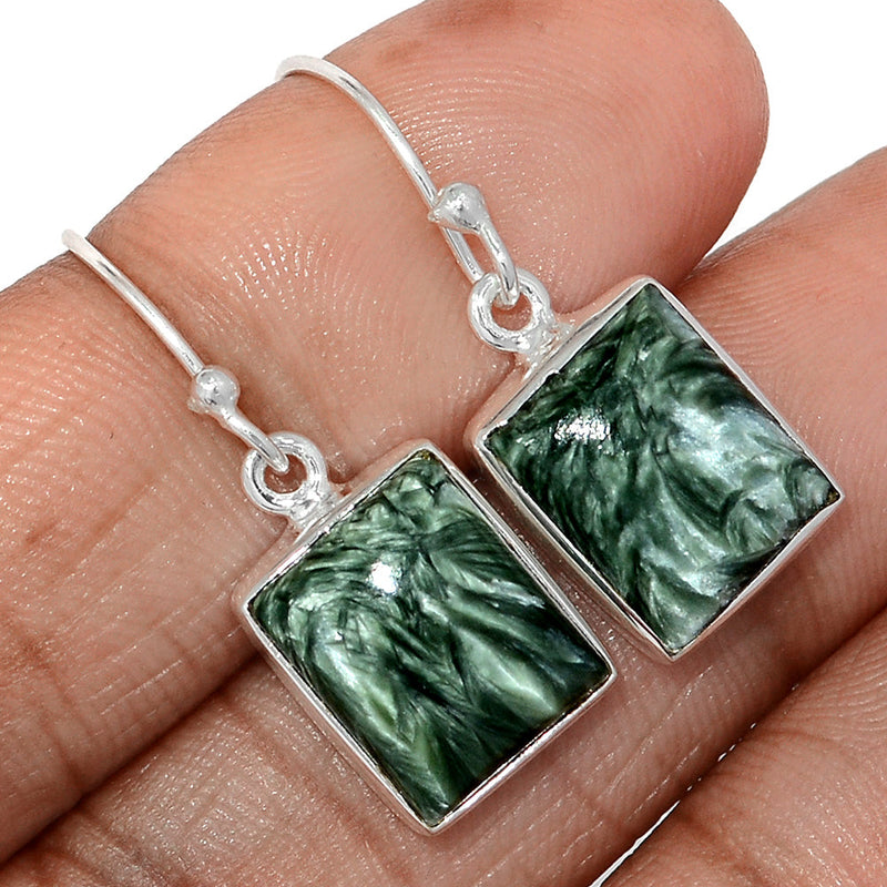 1.2" Seraphinite Earrings - SRPE774