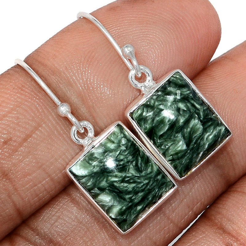 1.2" Seraphinite Earrings - SRPE776