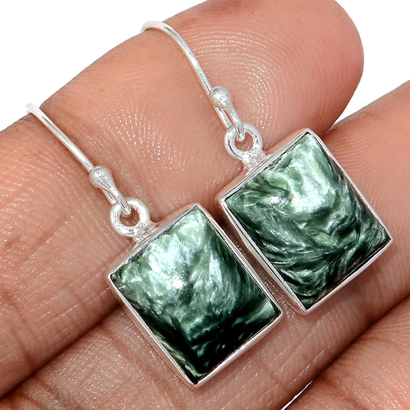 1.2" Seraphinite Earrings - SRPE778