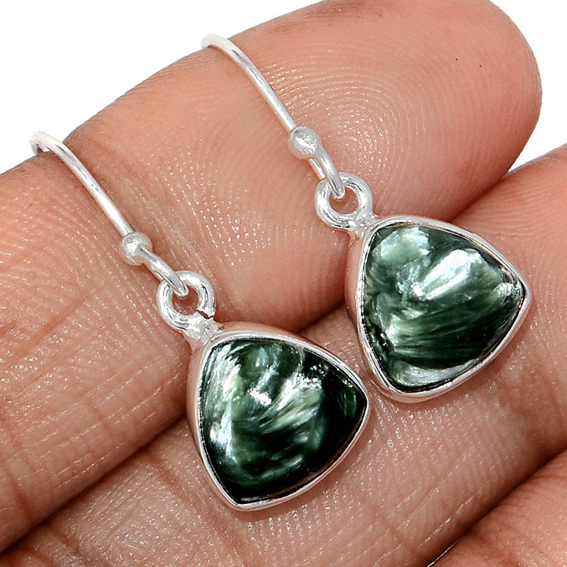 1.1" Seraphinite Earrings - SRPE781