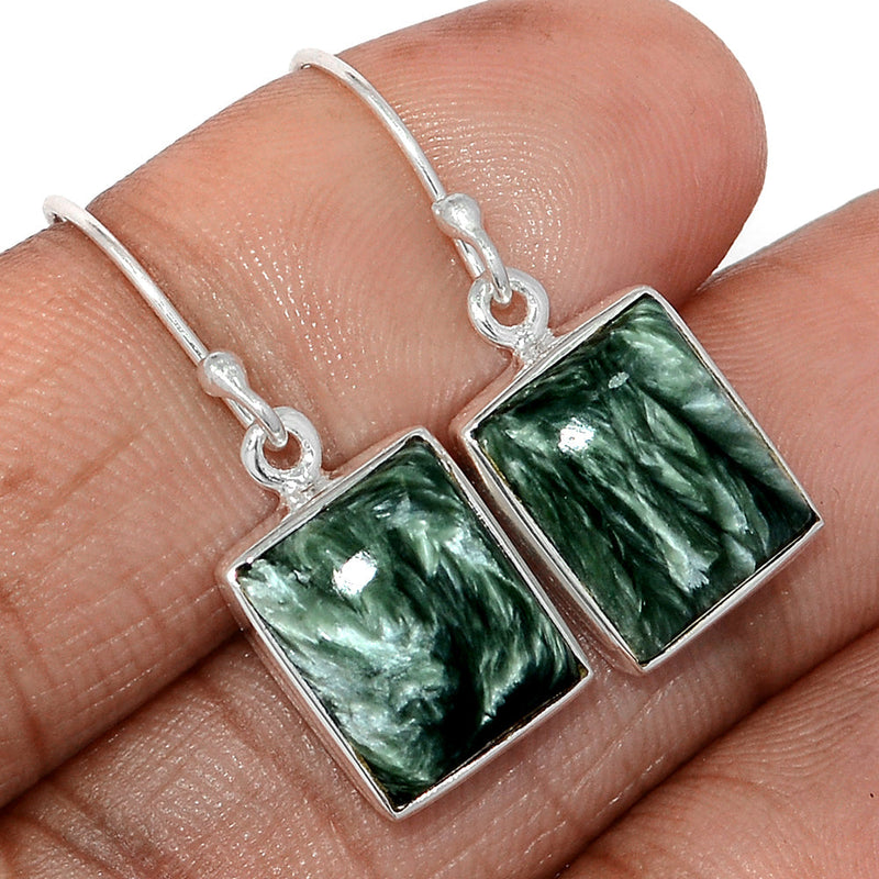 1.2" Seraphinite Earrings - SRPE786