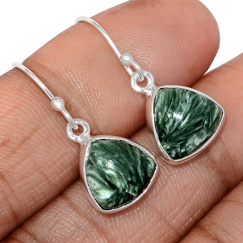 1.1" Seraphinite Earrings - SRPE787