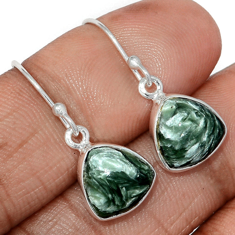 1.1" Seraphinite Earrings - SRPE790